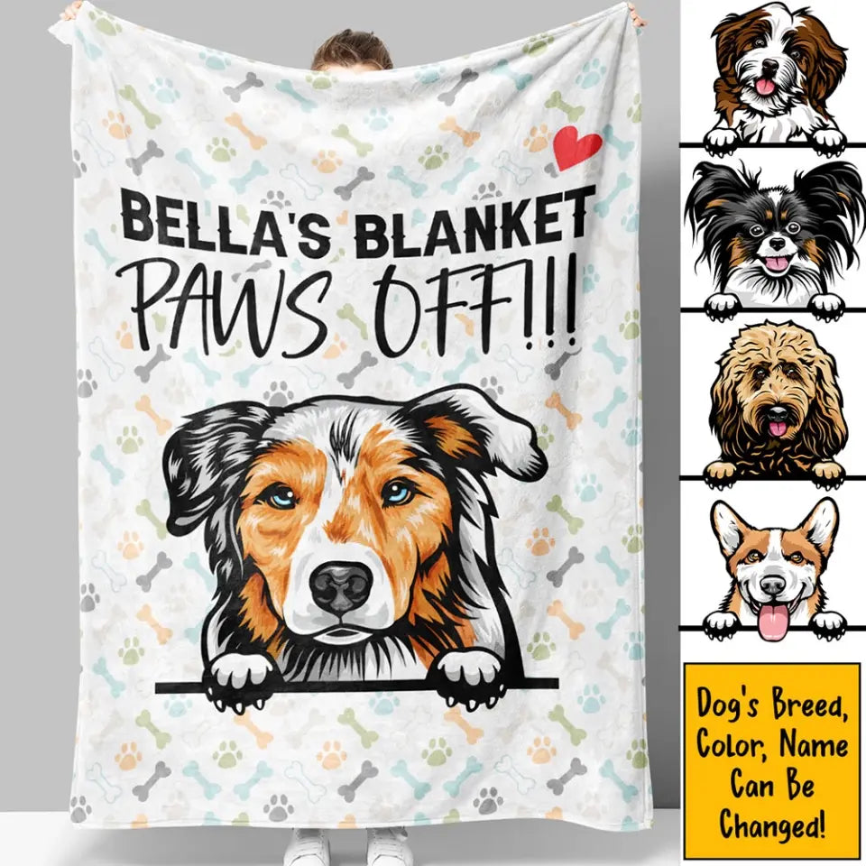 Personalized dog blankets, custom dog blanket