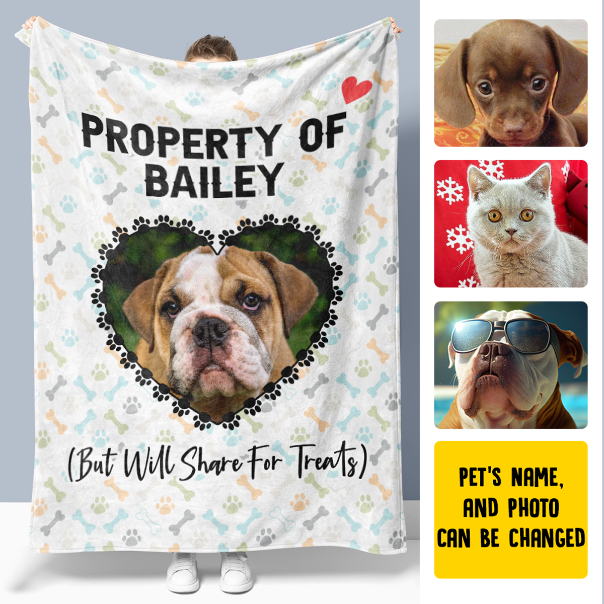 Personalized Dog Blanket
