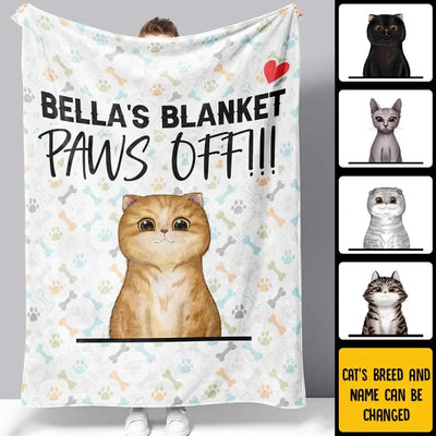 Personalized Cat Blanket