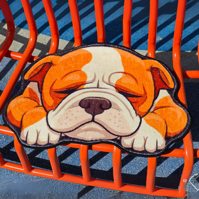 Sleeping Dog Breed Rug - Premium Plush Decorative Floor Accent