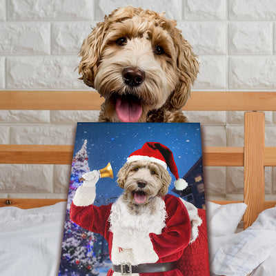 Santa Custom Pet Canvas