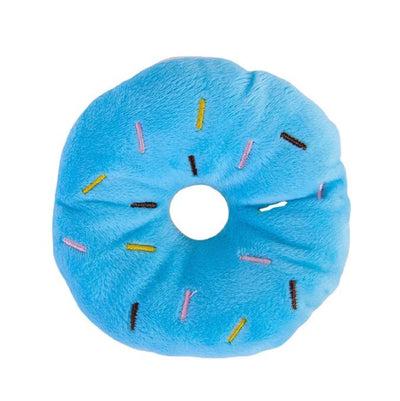 Donut shaped dog toy