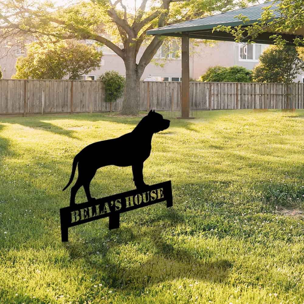 Personalized Dog Breed Address Stakes