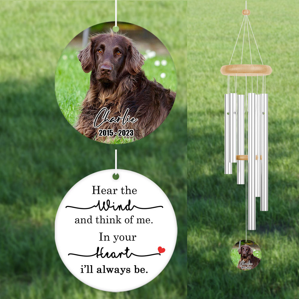 Personalized Memorial Wind Chime With Photo