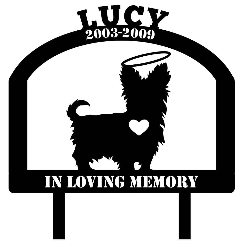 Personalized Dog Memorial Stakes