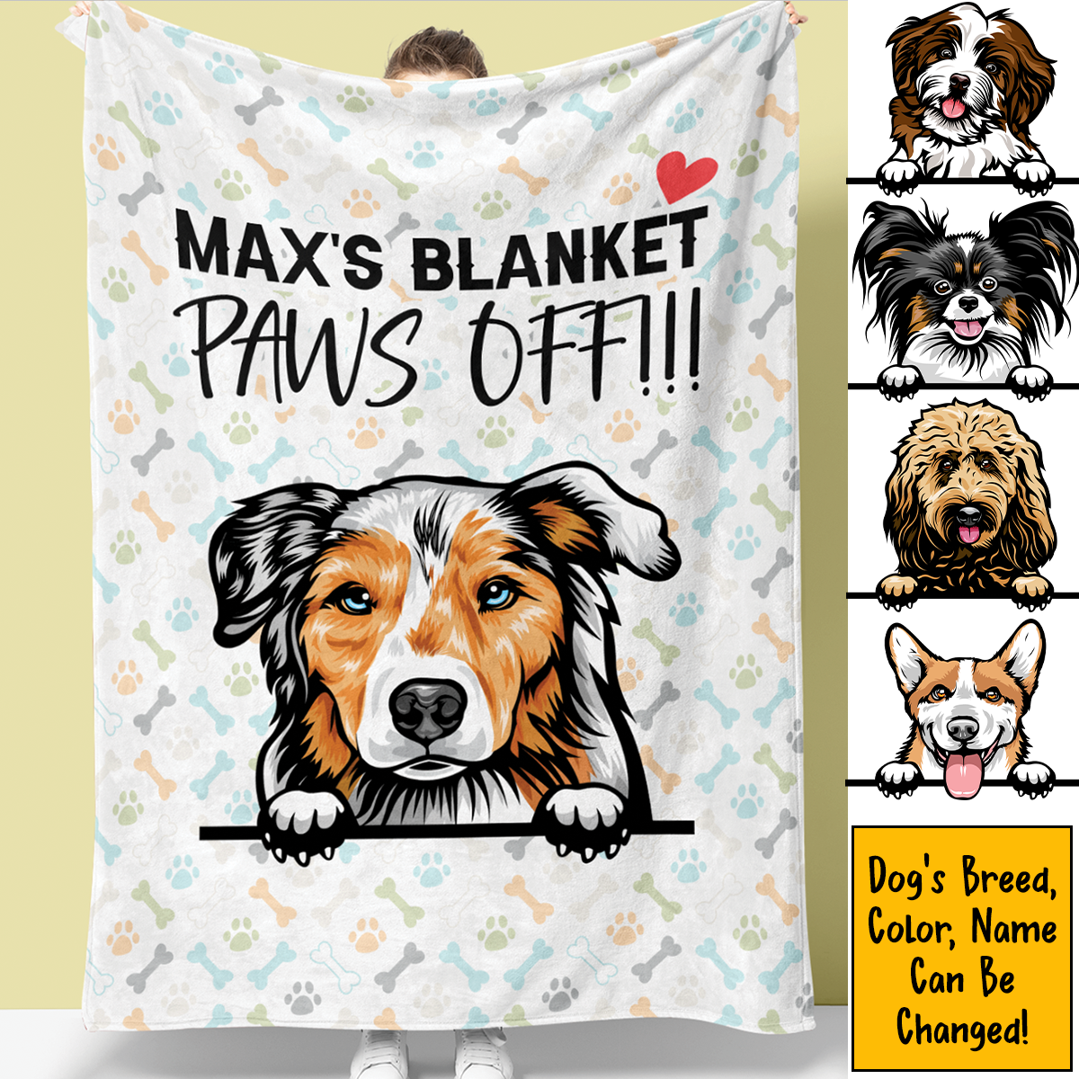 Personalized Dog Blanket
