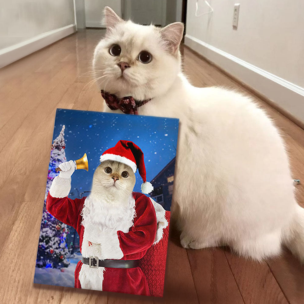 Santa Custom Pet Canvas