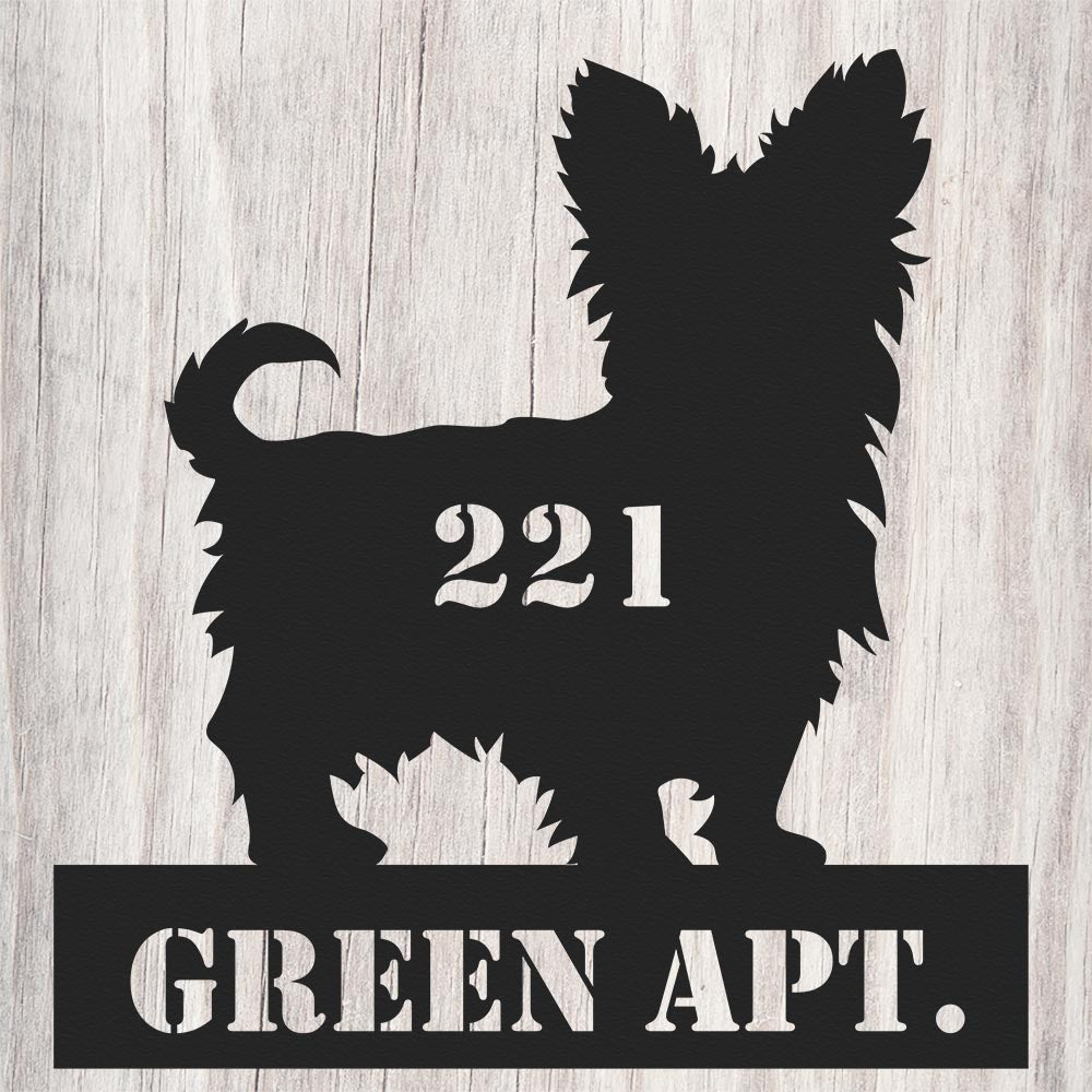 Personalized Dog Breed Address Signs