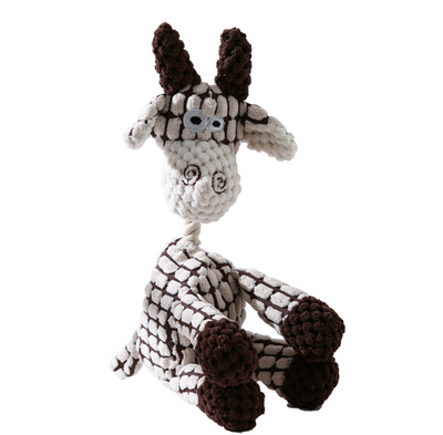 Pack of 2 Plush Squeaky Toy Donkey