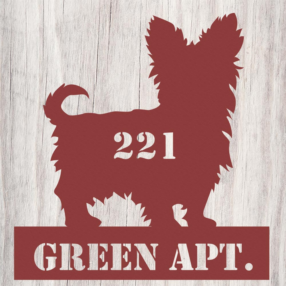 Personalized Dog Breed Address Signs