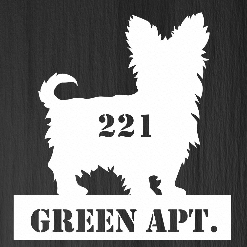 Personalized Dog Breed Address Signs